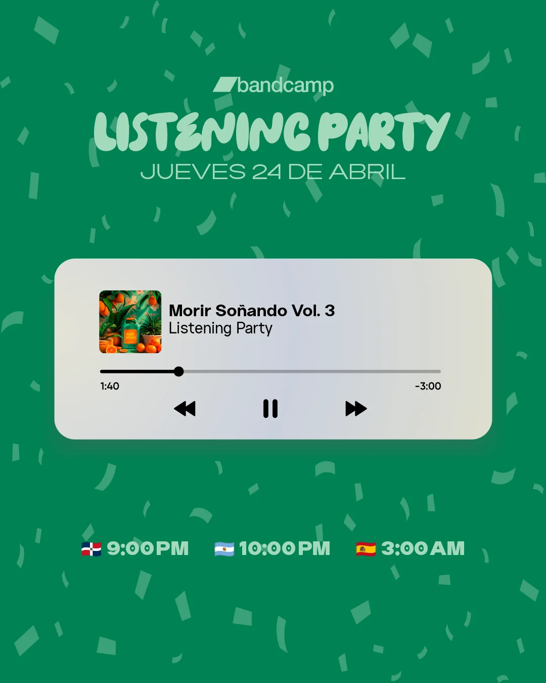 Listening Party 24 abril